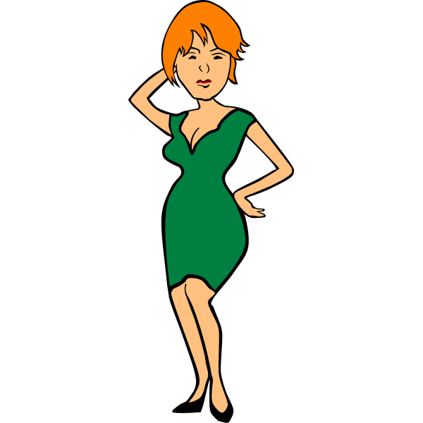 SVG Woman in Fashion