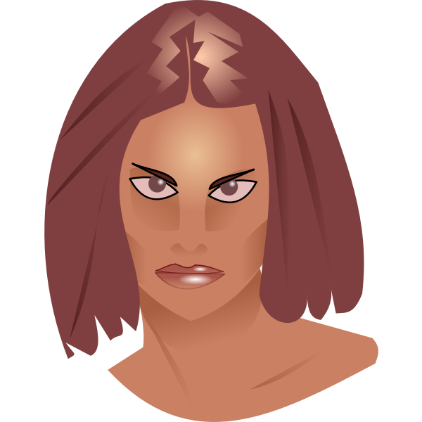 SVG woman model