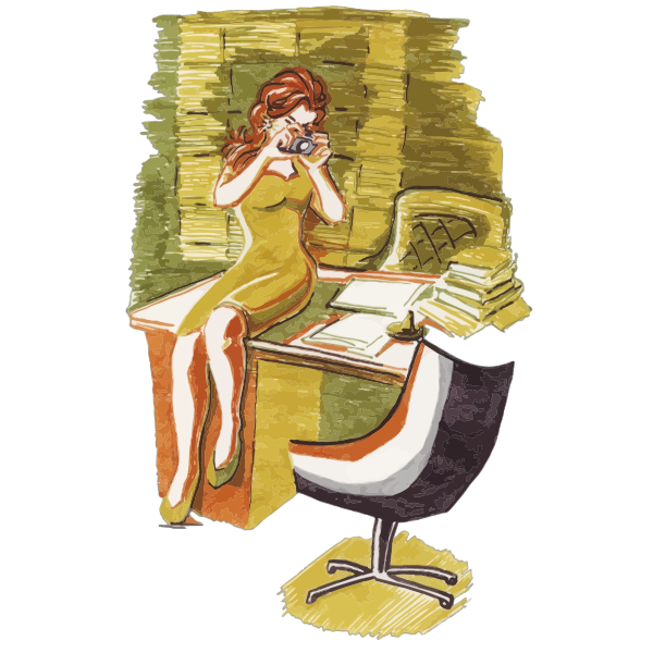 SVG Woman photographing