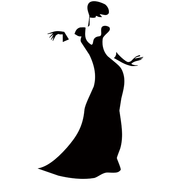 SVG Woman silhouette vector