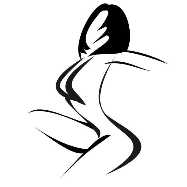 SVG Woman silhouette vector clip art