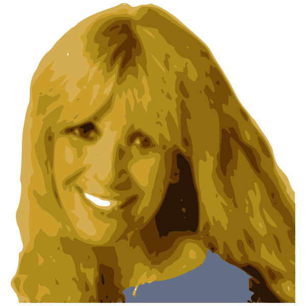 SVG Woman smiling