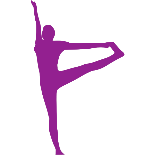 SVG Woman stretching image