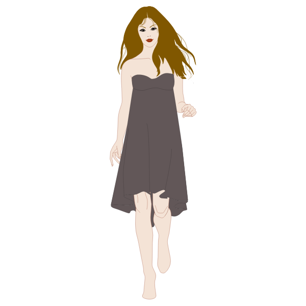 SVG Woman walking imaage