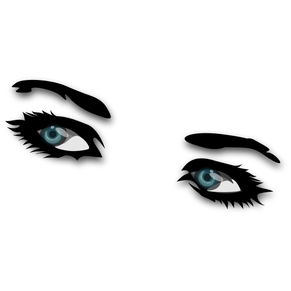SVG Woman039s eyes