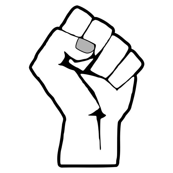 SVG Woman039s fist