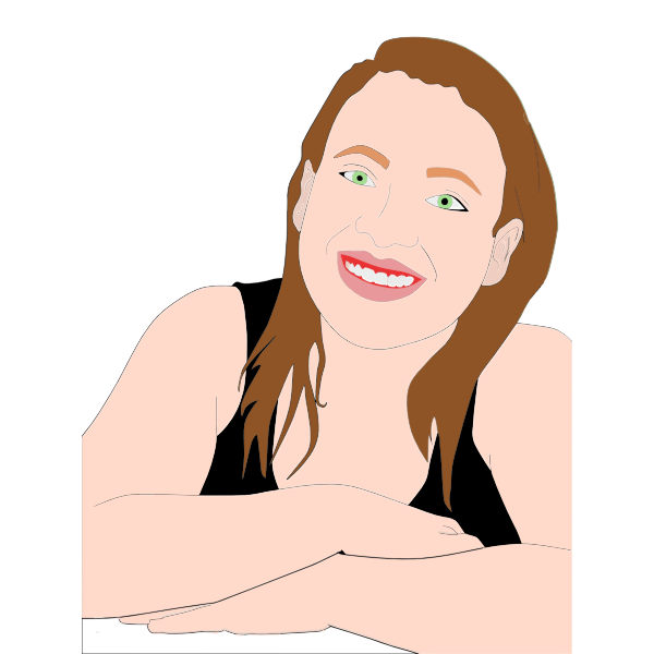 SVG Womans Portrait 6