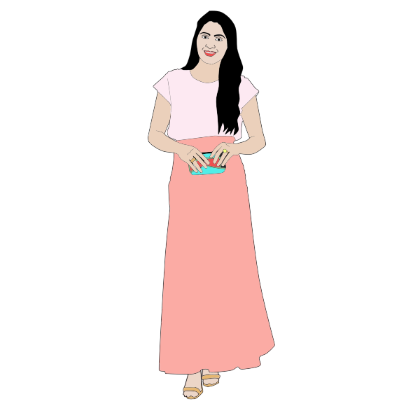 SVG Womans Portrait 7