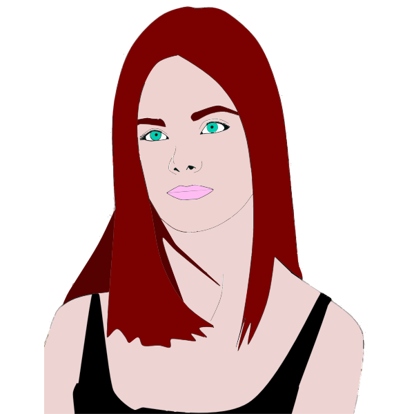 SVG Womans Portrait 8