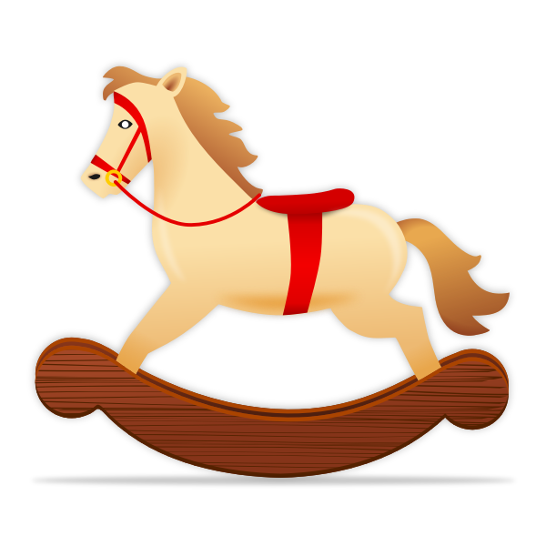 SVG Wood horse