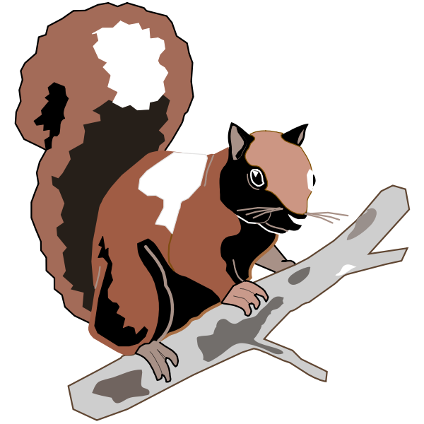 SVG Wood squirrel