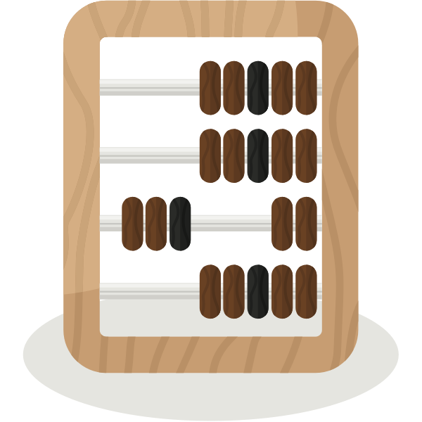 SVG Wooden abacus
