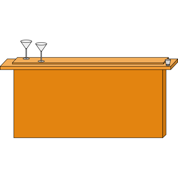 SVG Wooden bar