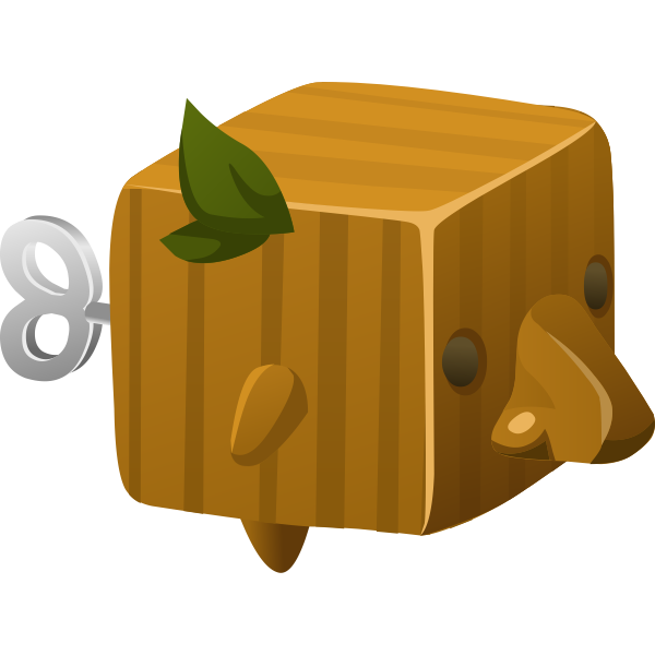 SVG Wooden birdy toy