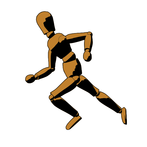SVG Wooden figure