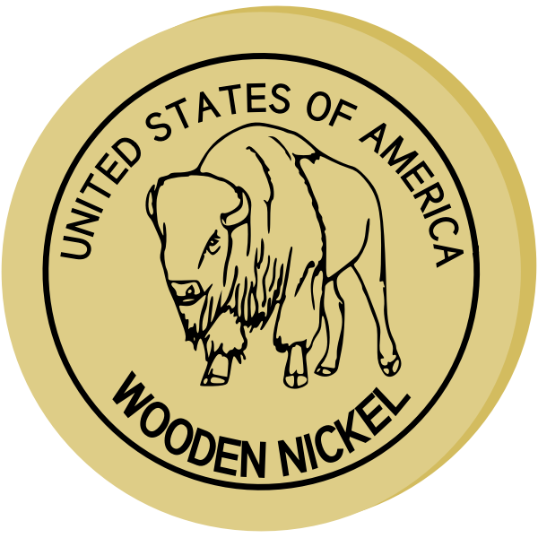 SVG Wooden Nickel