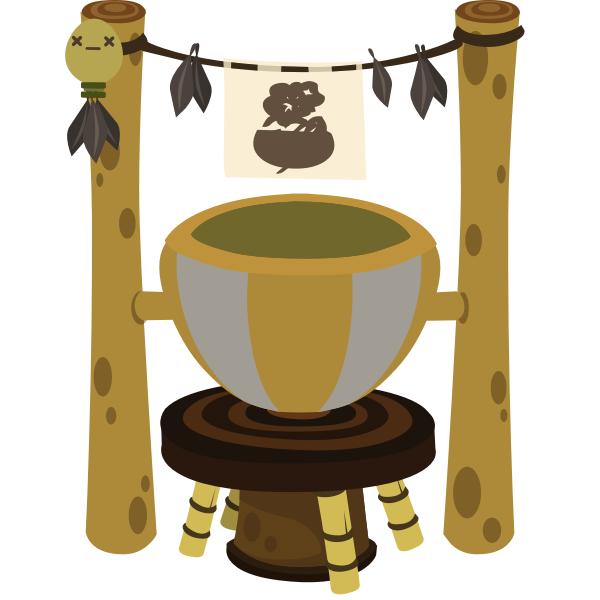 SVG Wooden pot image