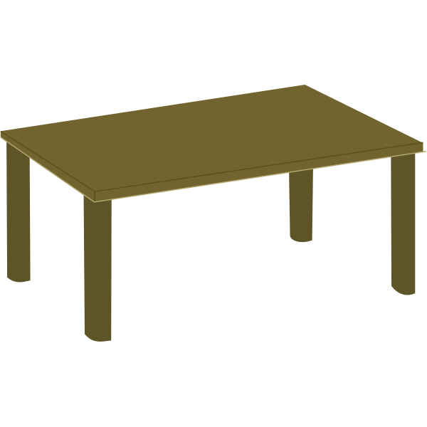 SVG Wooden table