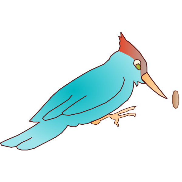SVG Woodpecker vector image