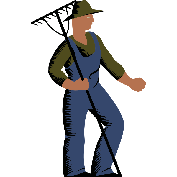 SVG Worker vector image