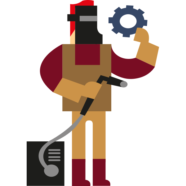 SVG Worker with tool
