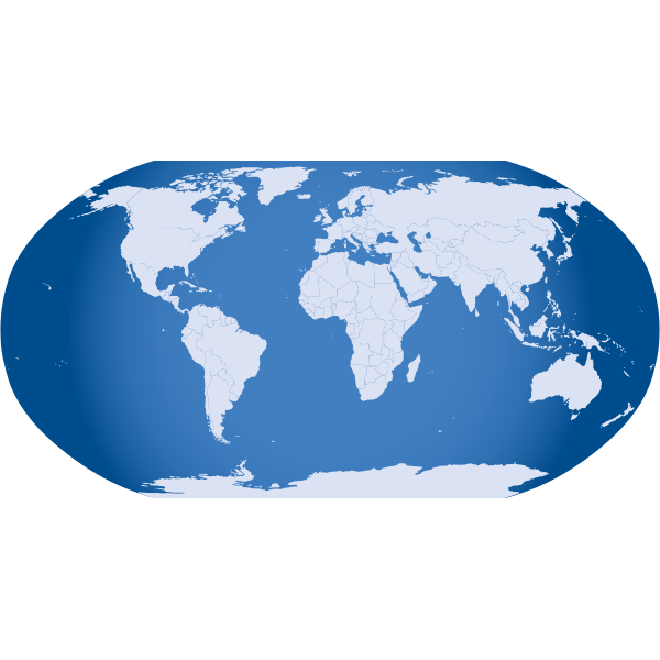 SVG World map vector image