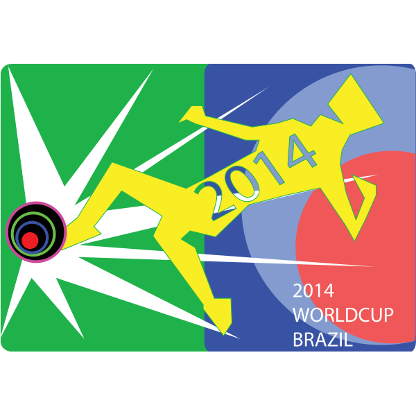SVG Worldcup 2014 poster vector image