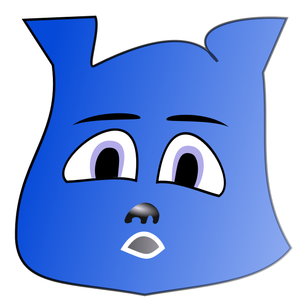 SVG Worried face