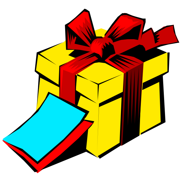 SVG Wrapped gift image