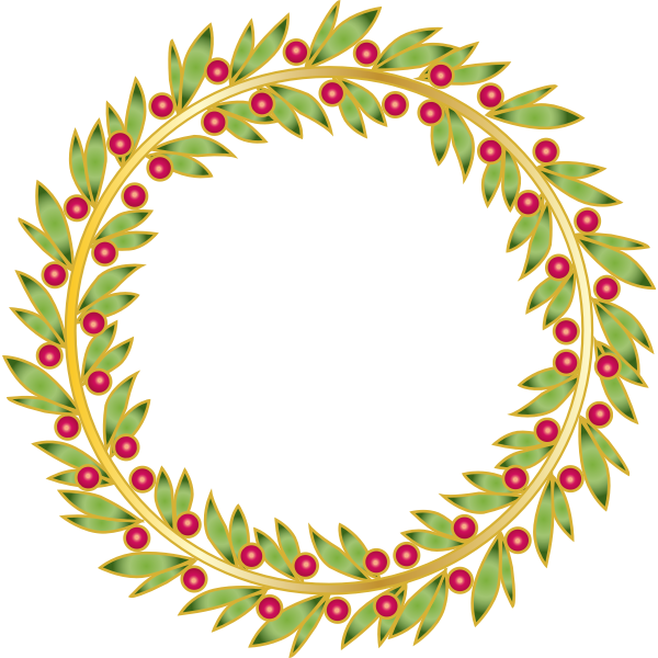 SVG Wreath floral decoration
