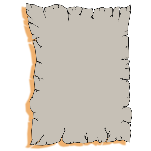 SVG Wrinkled torn page
