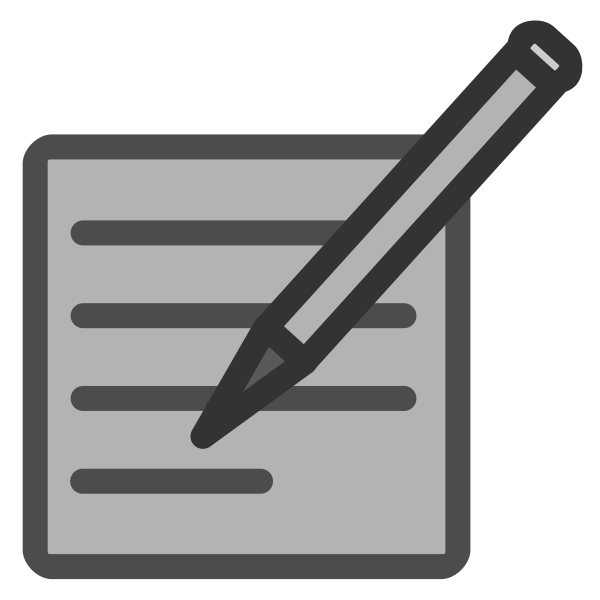 SVG Writing icon