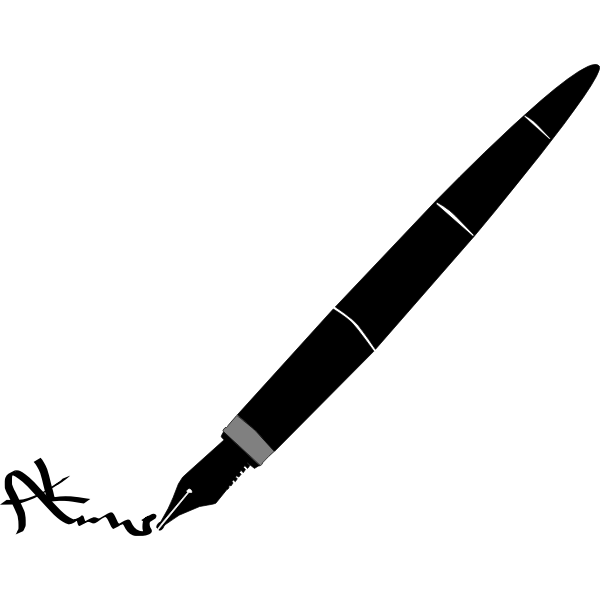 SVG Writing pen image