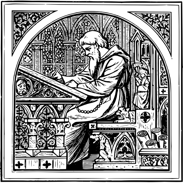SVG Writing priest