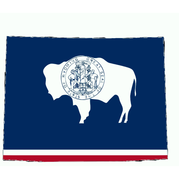 SVG Wyoming symbol