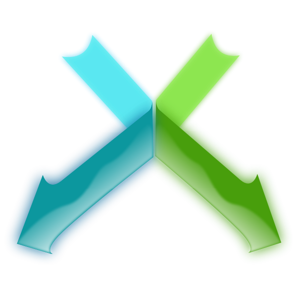 SVG X arrows