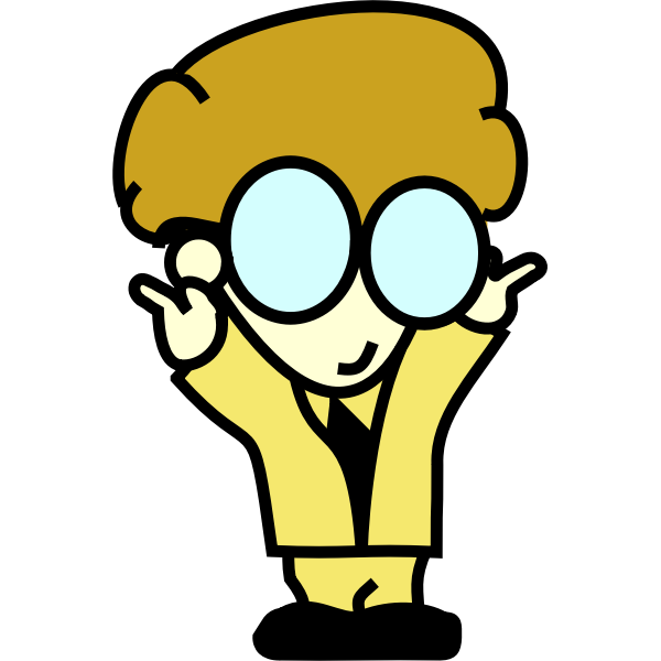 SVG Xbill character vector image