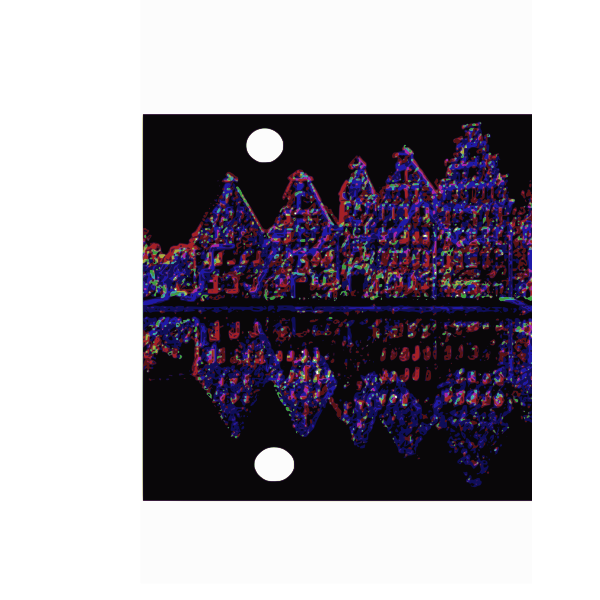 SVG Xmas city