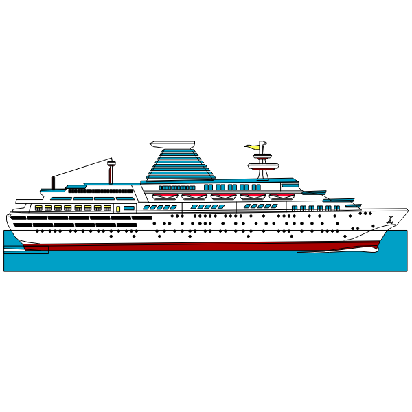 SVG Yacht illustration