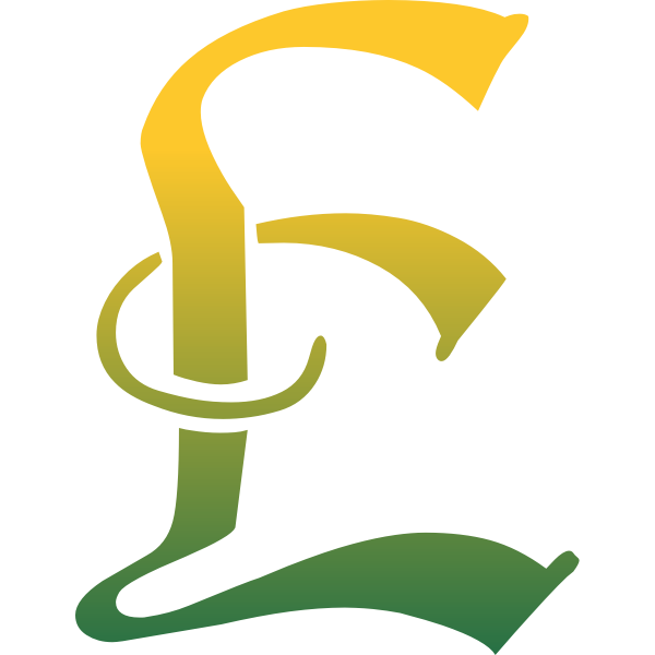 SVG Yellow and green letter