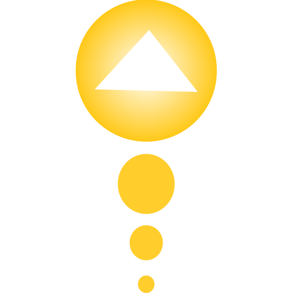 SVG Yellow arrow set