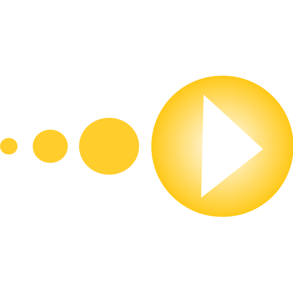 SVG Yellow arrow set