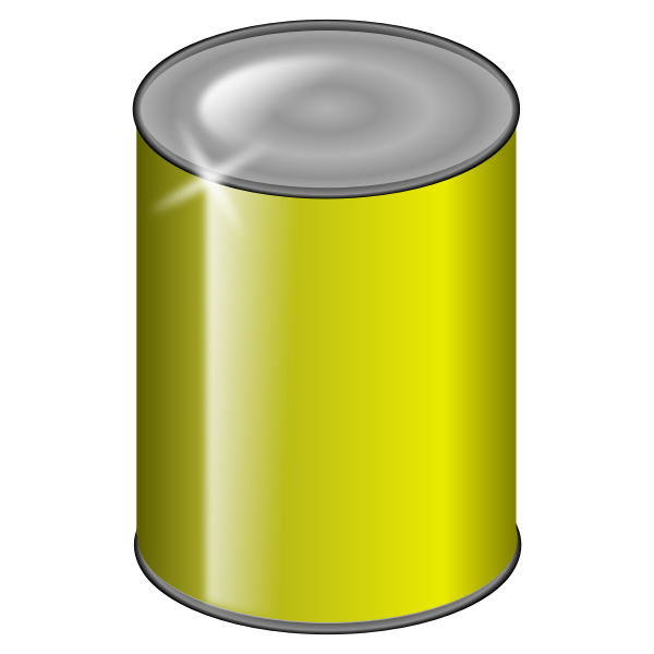 SVG Yellow can
