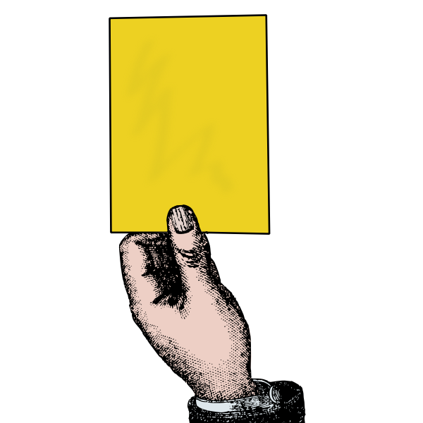 SVG Yellow Card