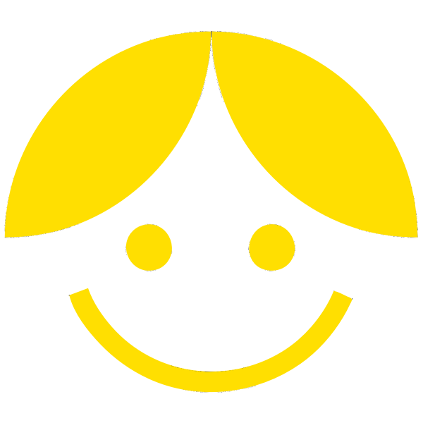 SVG Yellow Cartoon Girl-Boy