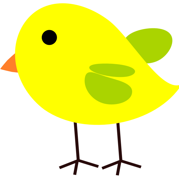 SVG Yellow chicken