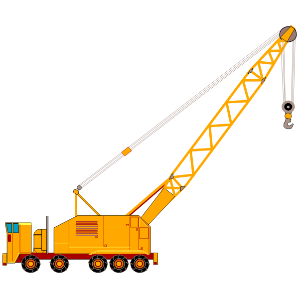 SVG Yellow crane