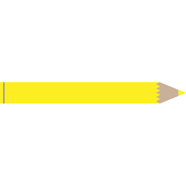 SVG Yellow crayon