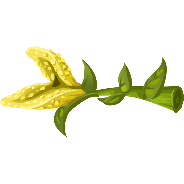 SVG Yellow crumb flower