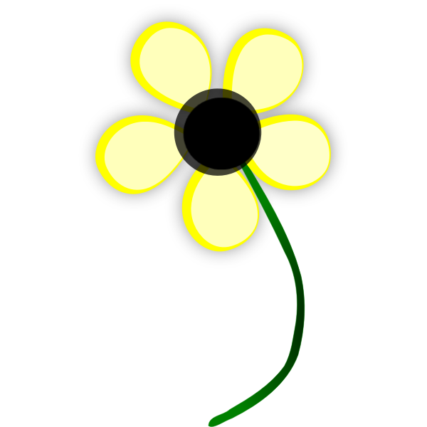 SVG Yellow daisy